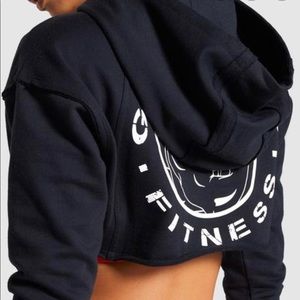 Gymshark legacy fitness cropped hoodie